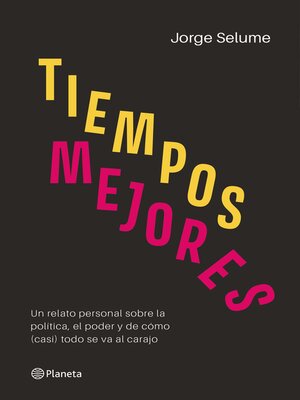 cover image of Tiempos mejores